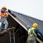 metal roof installation