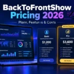 backtofrontshow pricing
